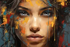 Acrylglasbild GREY EYES