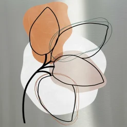 Aludibondbild ART LEAVES II