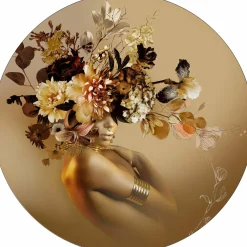 Aludibondbild FLOWERS ON HER