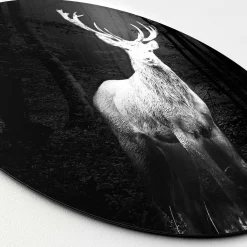 Aludibondbild GREY DEER HEAD I