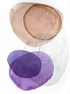 Aludibondbild GROUNDED PURPLE