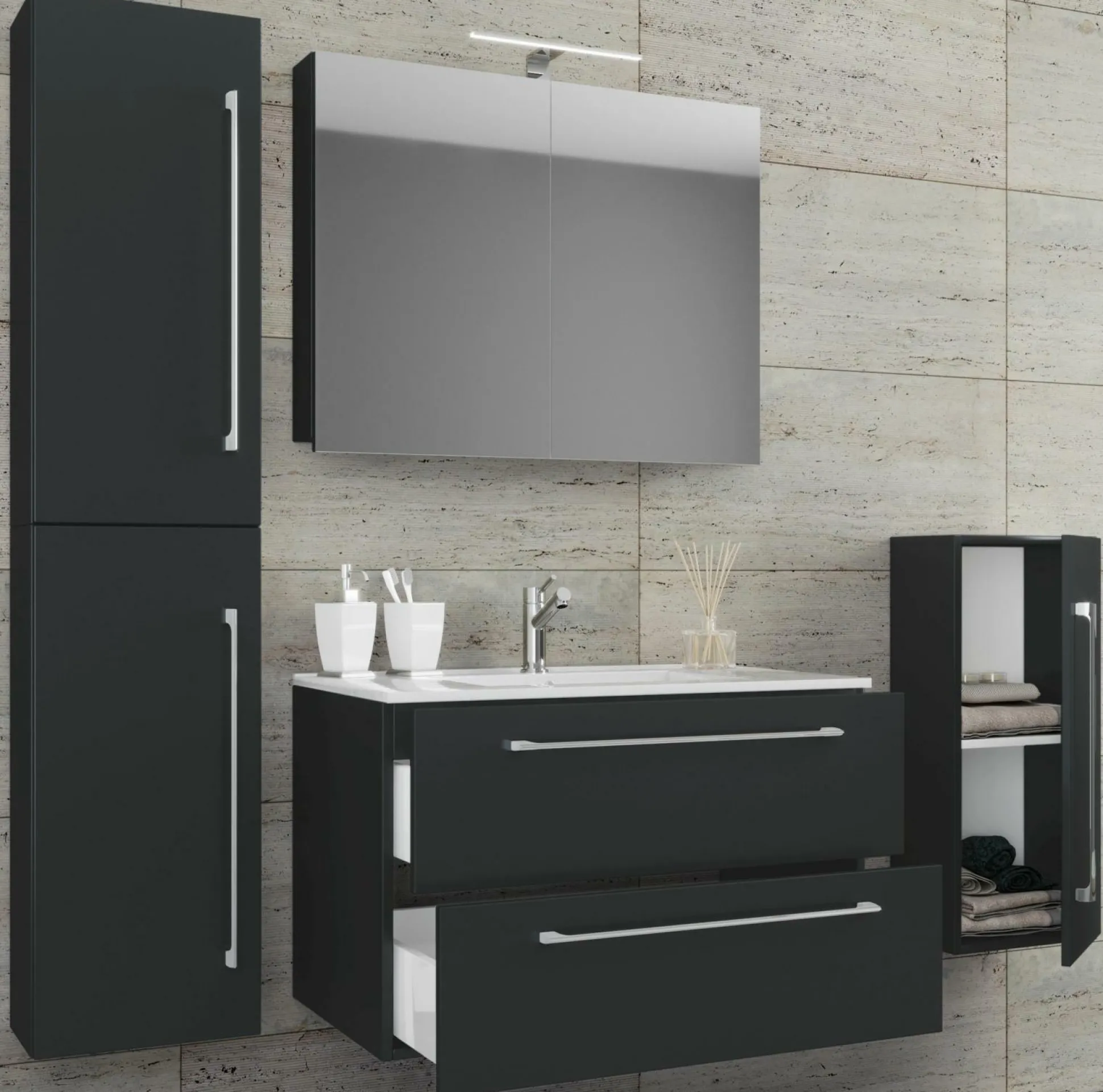 Badezimmerset 5-tlg. Badinos