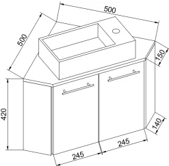 Badezimmerset VILOSA