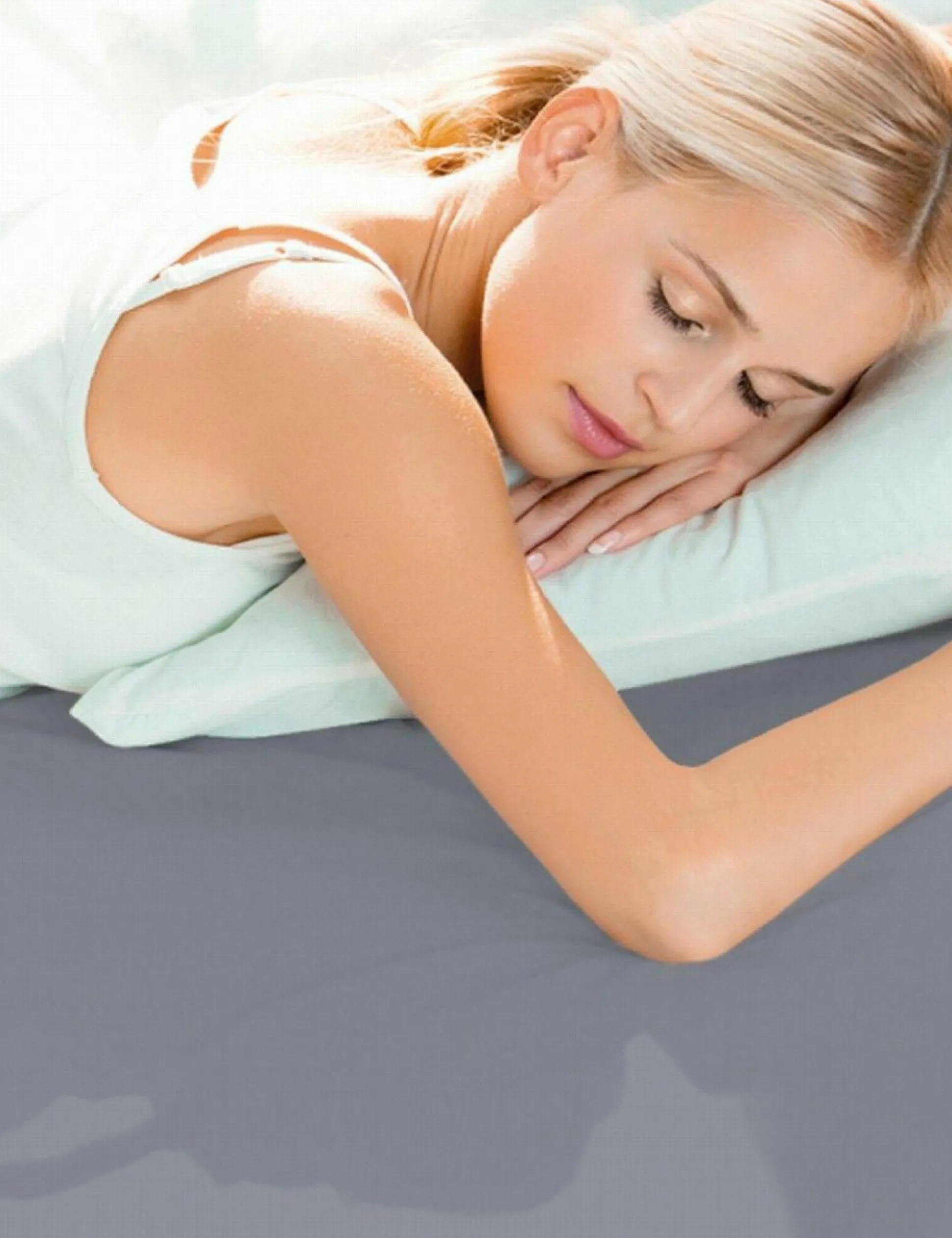 Bettlaken Baumwolle graphit