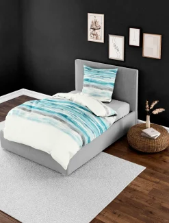 Bettwäsche Biber aqua