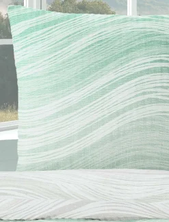 Bettwäsche Seersucker grün