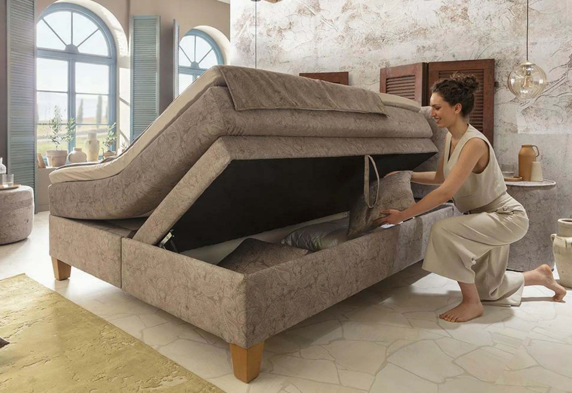 Boxspringbett bassetti FERRARA