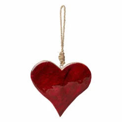Christbaumschmuck Hänger HERZ ENAMEL