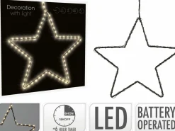 Christbaumschmuck Hänger Stern LED