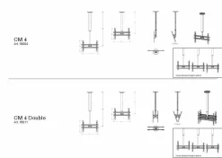 Deckenhalterung CM 4