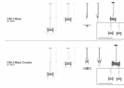 Deckenhalterung CM 3 Maxi