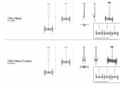 Deckenhalterung CM 4 Maxi