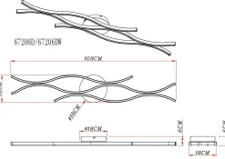 Deckenleuchte GERONIMO