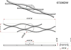 Deckenleuchte GERONIMO