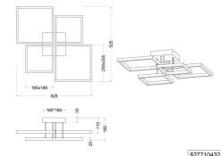 Deckenleuchte SORRENTO
