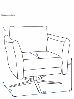 Drehsessel MONDO PIATTO
