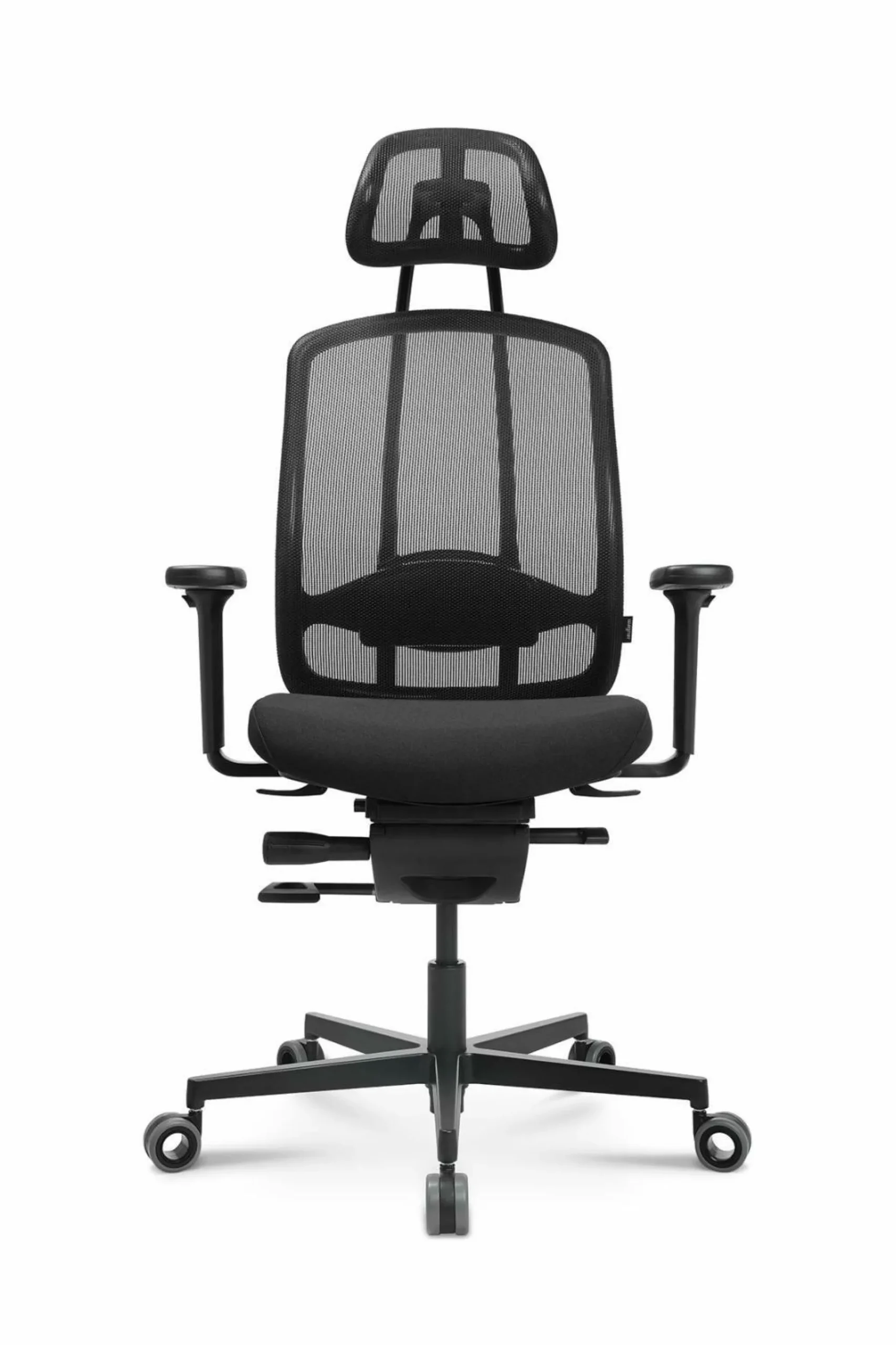 Drehstuhl AluMedic Black