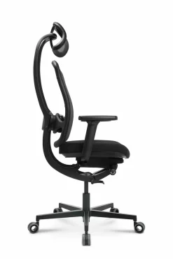 Drehstuhl AluMedic Black