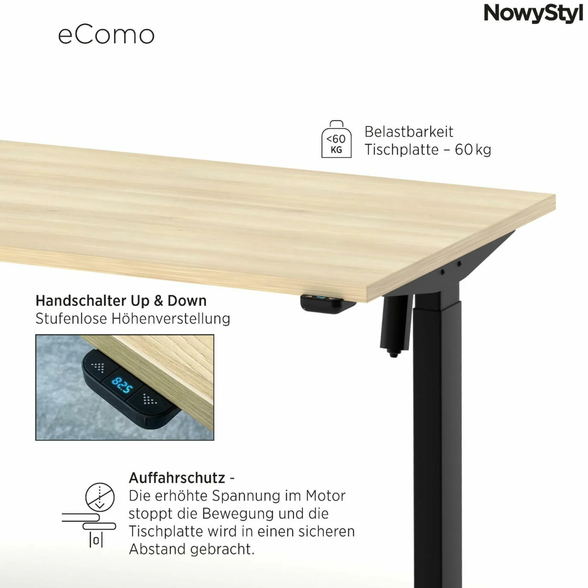 Elektroschreibtisch eCOMO