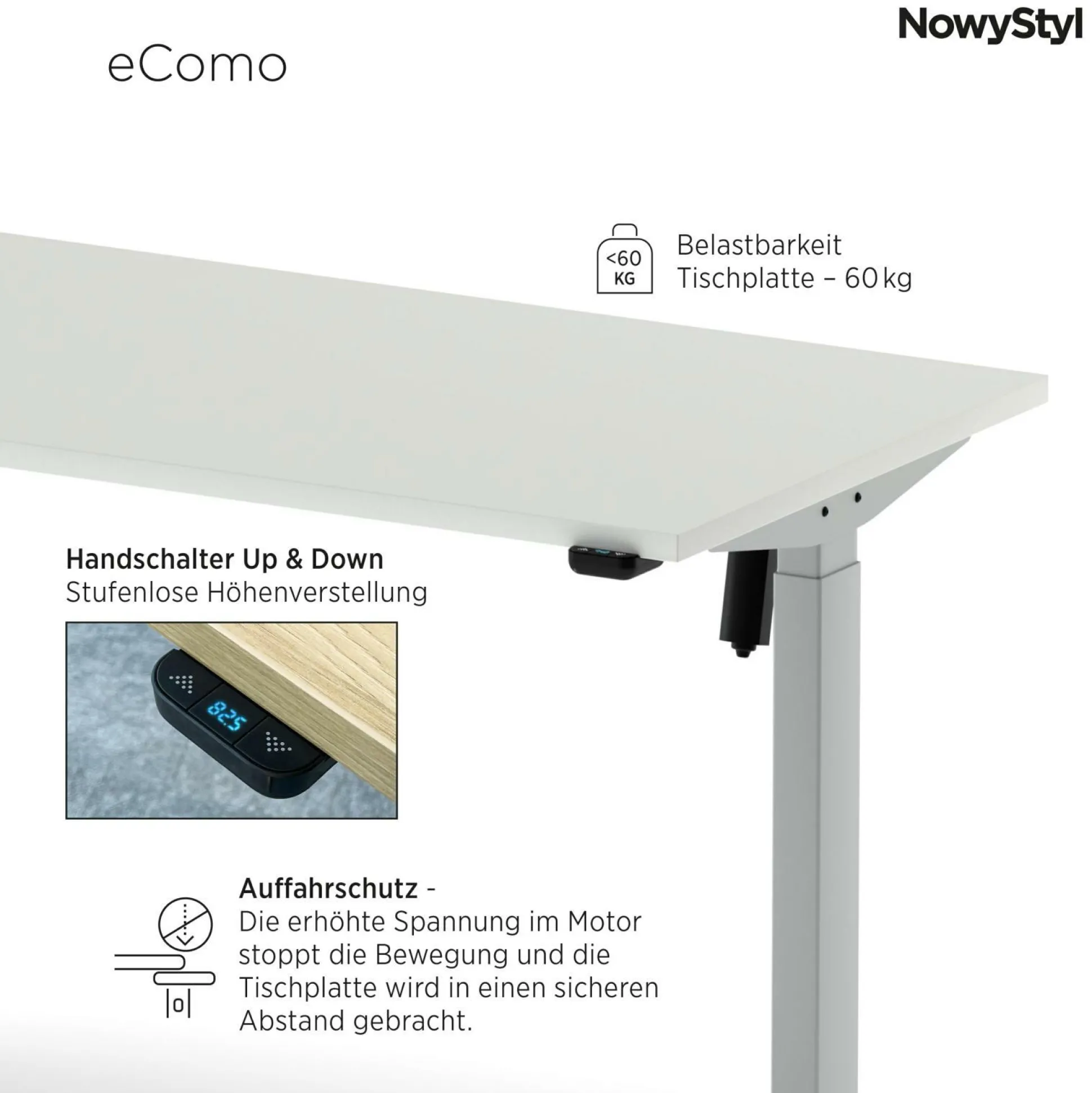 Elektroschreibtisch eCOMO