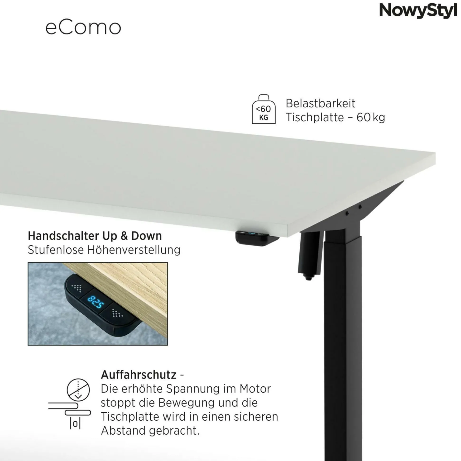 Elektroschreibtisch eCOMO