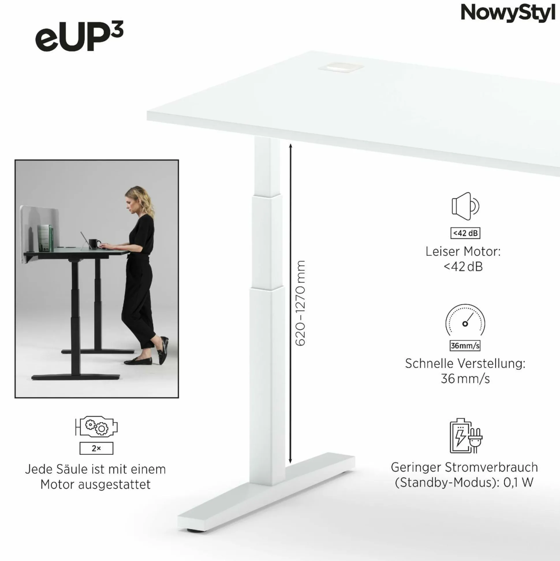 Elektroschreibtisch eUP