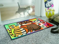 Fußmatte Miezentreffen