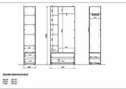 Garderobenschrank TELDE