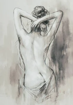 Gemälde AKT EINER SCHÖNEN FRAU