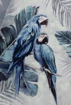 Gemälde BLAUE PAPAGEIEN