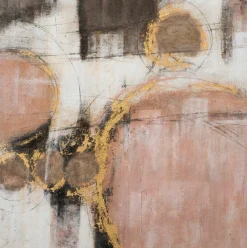 Gemälde KREISE IN TERRACOTTA