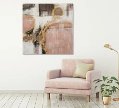 Gemälde KREISE IN TERRACOTTA