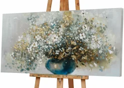 Gemälde STRAUSS MIT WILDBLUMEN