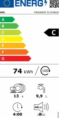 Geschirrspüler AEG FSK64605Z