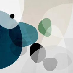 Glasbild ABSTRACT SHAPES II