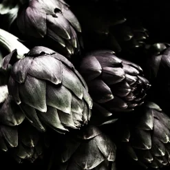 Glasbild ARTISCHOCKEN I