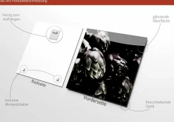 Glasbild ARTISCHOCKEN I