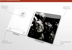 Glasbild ARTISCHOCKEN I