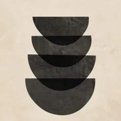 Glasbild GEOMETRIC SHAPES III