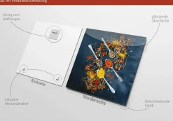 Glasbild GEWÜRZKREATION II