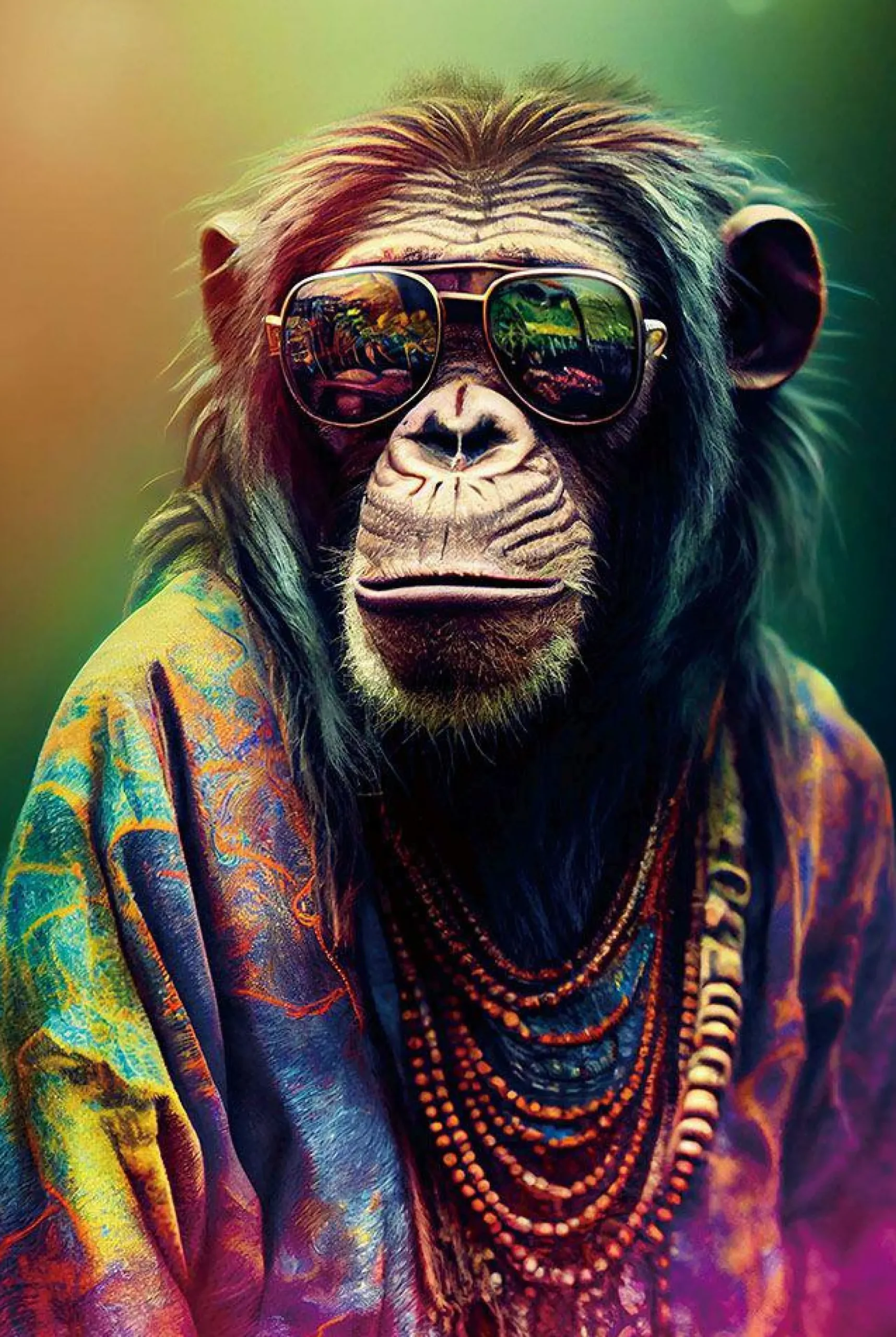Glasbild HIPPIE STYLE