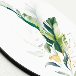 Glasbild WATERCOLOURED PALM