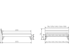 Holzbett HASENA ORTONA