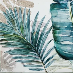 Keilrahmenbild BLÄTTER IN GRÜN