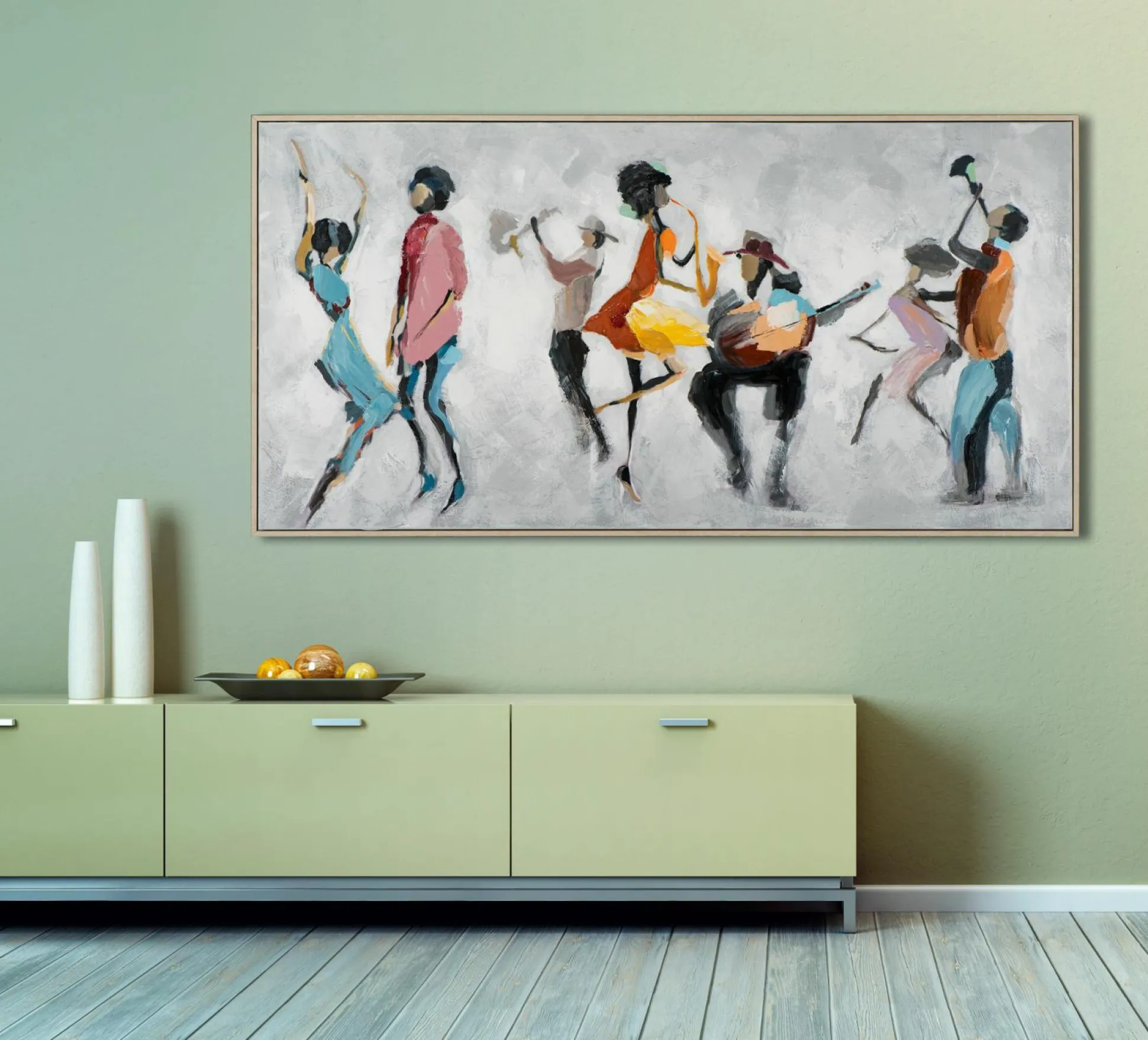 Keilrahmenbild FLOTTER TANZ