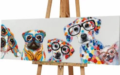 Keilrahmenbild SÜßE HUNDEBANDE