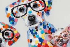 Keilrahmenbild SÜßE HUNDEBANDE