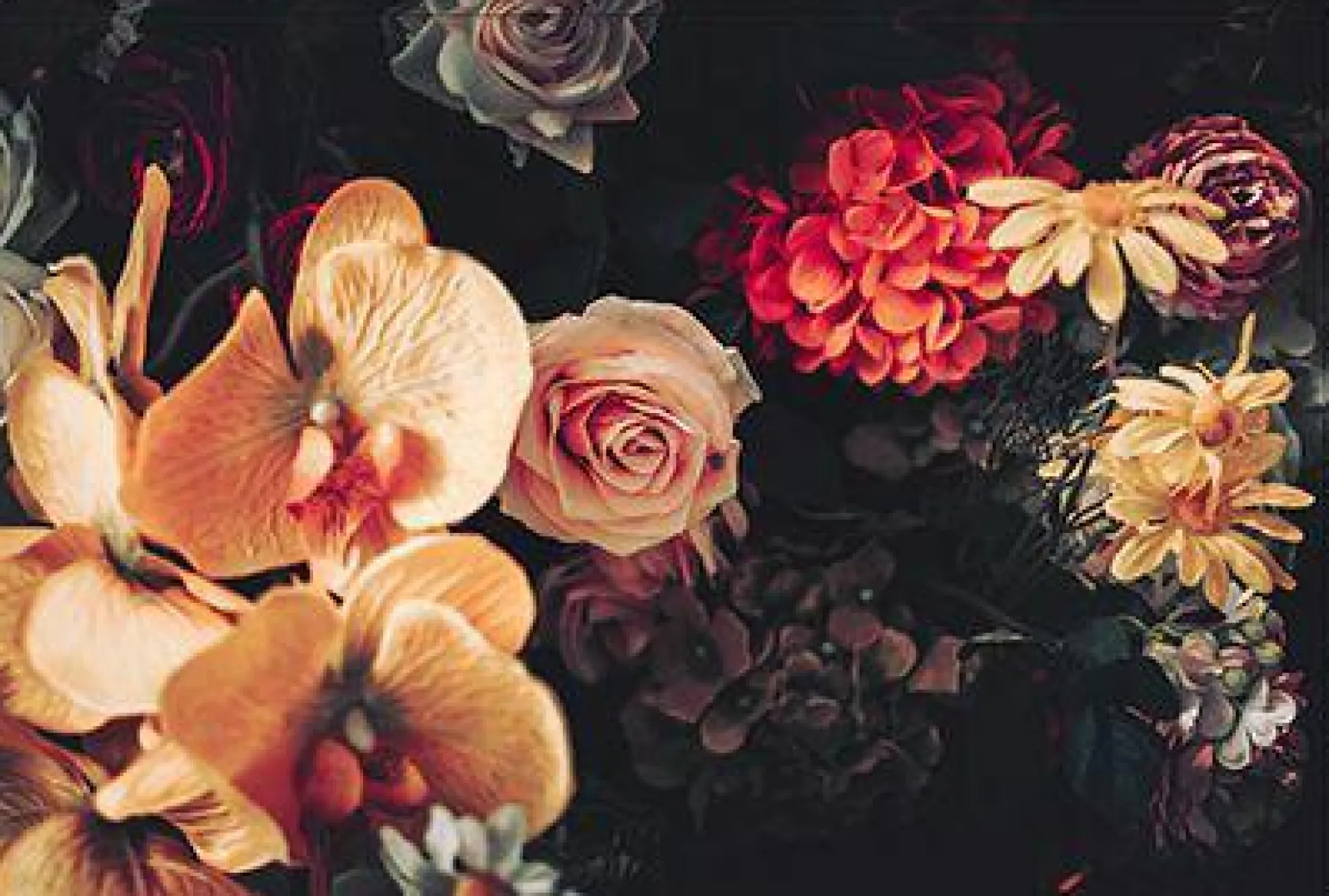 Keilrahmenbild VINTAGE BOUQUET