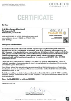 Kissenbezug Renforcé blau