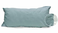Kissenbezug Renforcé grau-grün